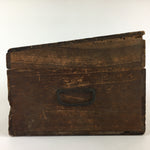 Antique Japanese Wooden Tool Storage Box Inside 23x45x13cm WB950