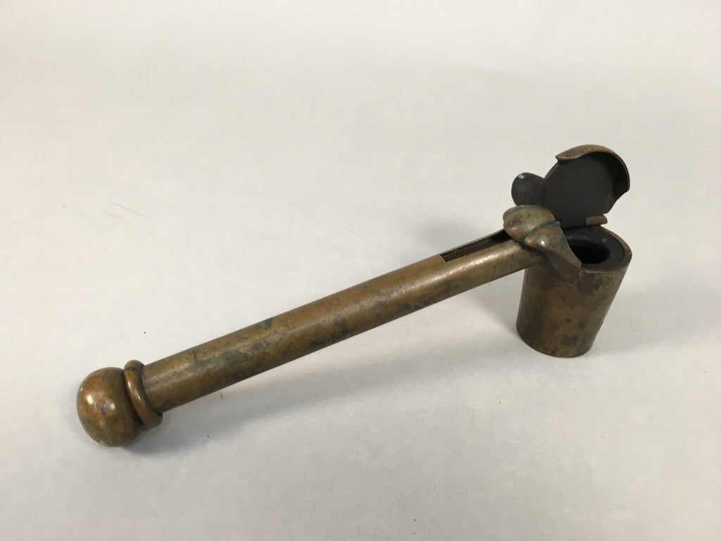 Antique Japanese Yatate Calligraphy ink Sumi Inkwell Shuji C1900 JK165