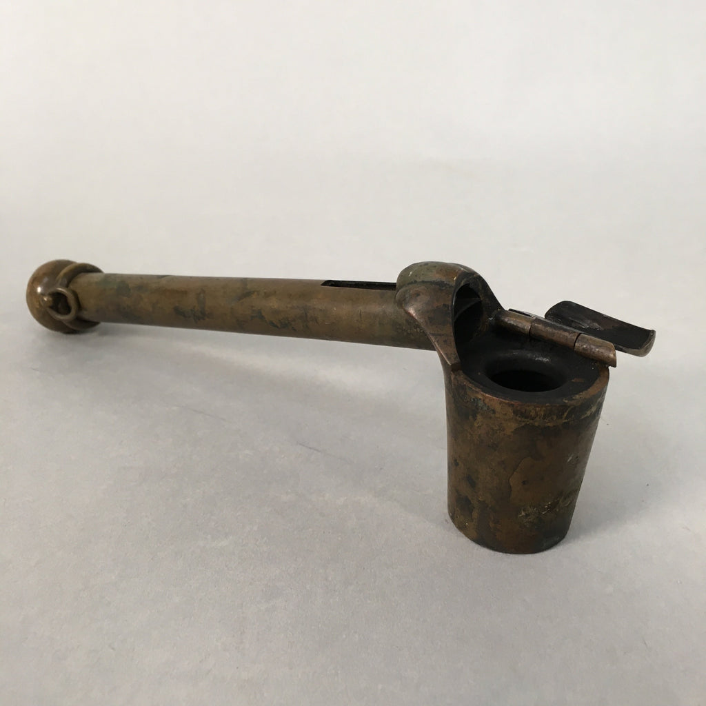 Antique Japanese Yatate Calligraphy ink Sumi Inkwell Shuji C1900 JK165