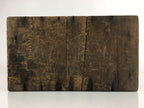 Antique Meiji Era C1850 Japanese Wooden Safe Lockbox Zenibako Kinko WB998