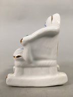 Canadian Pin Cushion Vtg Porcelain Armchair Village Quebecois d'Antan KF441