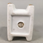 Canadian Pin Cushion Vtg Porcelain Armchair Village Quebecois d'Antan KF441