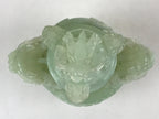 Chinese Art Jade Stone Sculpture Incense Burner Container Vtg Three Legs Koro BU836