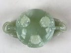 Chinese Art Jade Stone Sculpture Incense Burner Container Vtg Three Legs Koro BU836