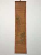 Chinese Bamboo Thread Painting Hanging Scroll Mountain Kakejiku Kakemono SC799