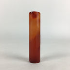 Chinese Boxed Stone Name Stamp Vtg Red Orange Unused Seal Inkan JK299