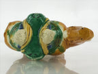 Chinese Ceramic Camel Figurine Statue Ornament Vtg Pottery Okimono Rakuda BD843