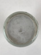 Chinese Ceramic Sake Bottle Vtg Pottery Yakimono Tokkuri Gray Willow Tree TS491