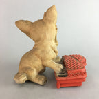 Chinese Chihuahua Dog Statue Figurine Vtg Electric Toy Doll BD543