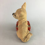 Chinese Chihuahua Dog Statue Figurine Vtg Electric Toy Doll BD543