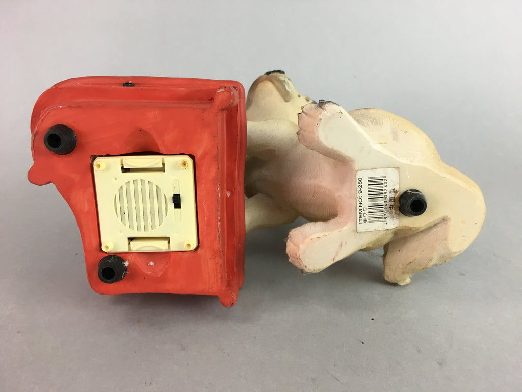 Chinese Chihuahua Dog Statue Figurine Vtg Electric Toy Doll BD543