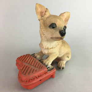 Chinese Chihuahua Dog Statue Figurine Vtg Electric Toy Doll BD543