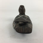 Chinese Duck Figurine Vtg Wooden Display Ornament Okimono Brown BD788