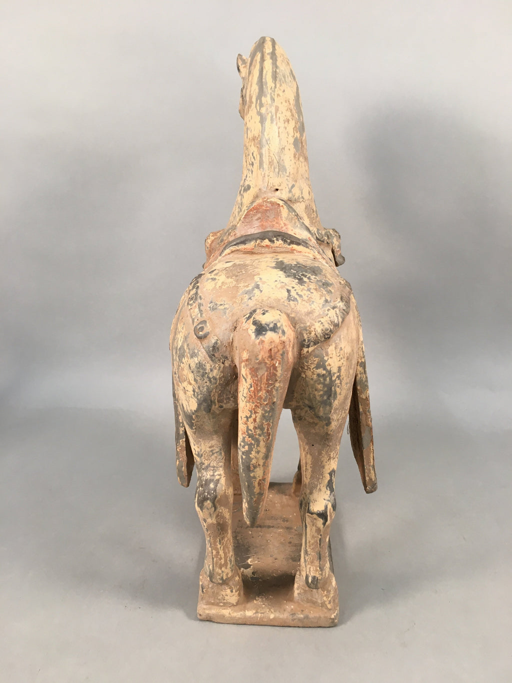 Chinese Horse Ceramic Statue Vtg Pottery Terracotta Sculpture replica BD620