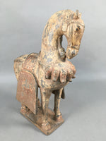 Chinese Horse Ceramic Statue Vtg Pottery Terracotta Sculpture replica BD620