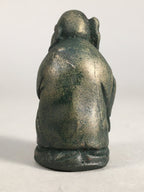 Chinese Iron Figurine Vtg Buddhist Monk Metal Okimono Statue KF435