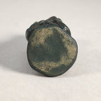 Chinese Iron Figurine Vtg Buddhist Monk Metal Okimono Statue KF435