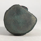 Chinese Iron Figurine Vtg Buddhist Monk Metal Okimono Statue KF437