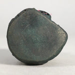 Chinese Iron Figurine Vtg Buddhist Monk Metal Okimono Statue KF437