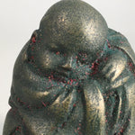 Chinese Iron Figurine Vtg Buddhist Monk Metal Okimono Statue KF437