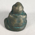 Chinese Iron Figurine Vtg Buddhist Monk Metal Okimono Statue KF438