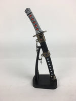 Chinese Miniature Sword Vtg With Sword Stand Sword Sheath Display Figurine BD72