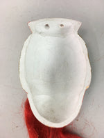 Chinese Noh Mask Hanging Display Traditional Play Pottery Vtg Folk Item OM11