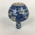 Chinese Porcelain Flower Vase Vtg Kabin Dragon Ikebana Arrangement FV985