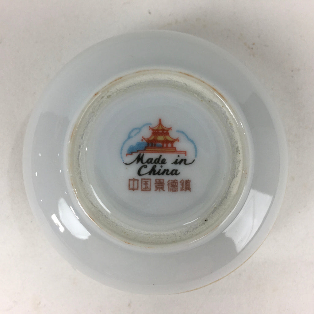 Chinese Porcelain Name Stamp Ink Container Vtg Red Seal Ink Woman Design JK273