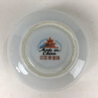Chinese Porcelain Name Stamp Ink Container Vtg Red Seal Ink Woman Design JK273