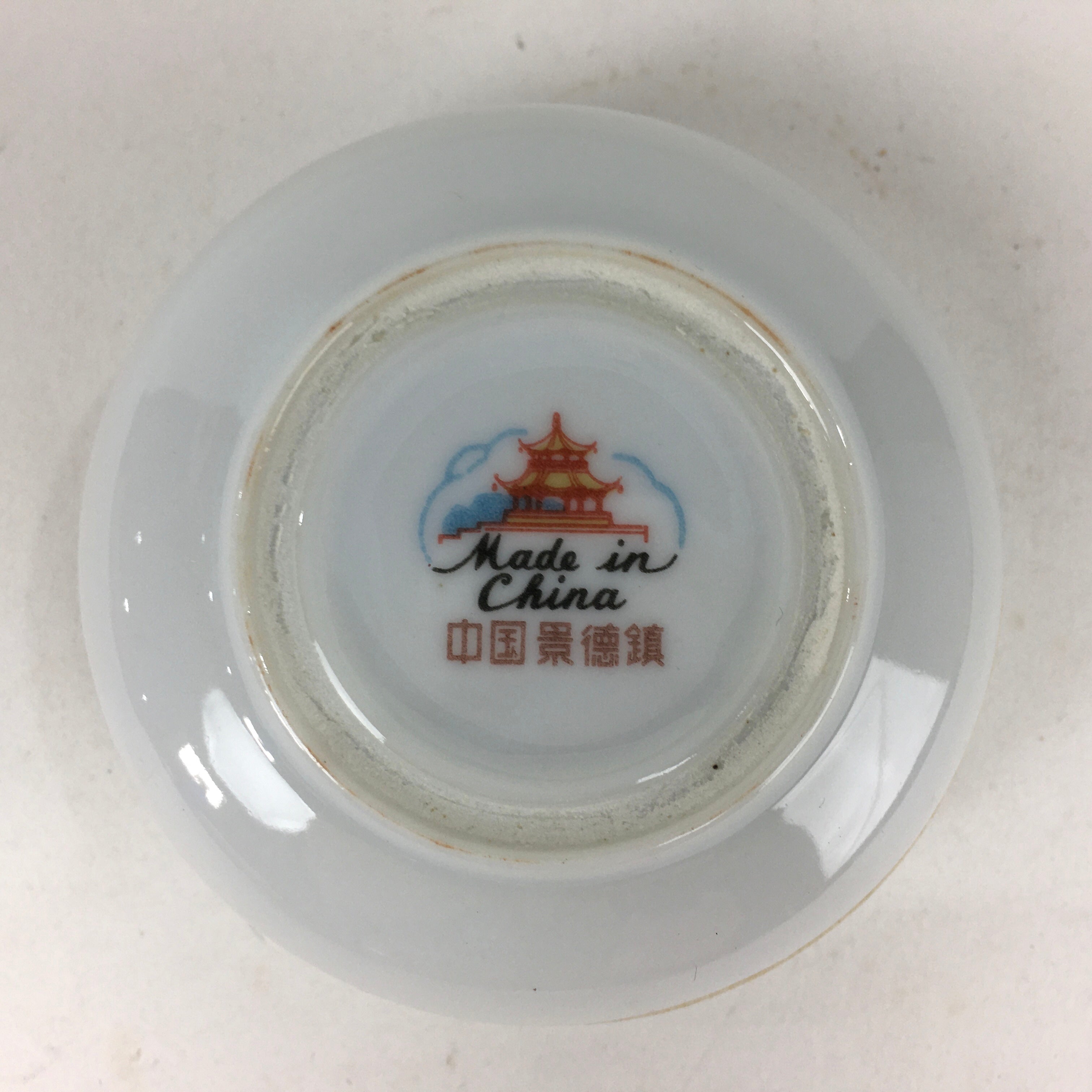 Chinese Porcelain Name Stamp Ink Container Vtg Red Seal Ink Woman Design JK273