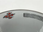 Chinese Porcelain Ramen Bowl Vtg Red Dragon Thunder Large Bowl Donburi PY217