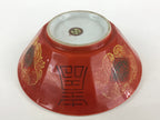 Chinese Porcelain Ramen Bowl Vtg Red Dragon Thunder Large Bowl Donburi PY217
