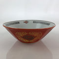 Chinese Porcelain Ramen Bowl Vtg Red Dragon Thunder Large Bowl Donburi PY220