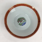 Chinese Porcelain Ramen Bowl Vtg Red Sometsuke Chinese Style Donburi PP770