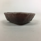 Chinese Porcelain Soy Sauce Dipping Dipping Dish Vtg Small Brown Shoyuzara PP851