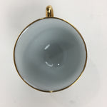 Chinese Porcelain Teacup Vtg Dragon Phoenix Bird Gold Jingdezhen City PP783