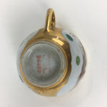 Chinese Porcelain Teacup Vtg Dragon Phoenix Bird Gold Jingdezhen City PP783