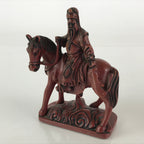 Chinese Stone Statue Warrior on Horseback Romance of the Three Kingdoms BD844