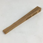 Chinese Wood Folding Hand Fan Vtg Sensu Wooden Carving Crane Design 4D571
