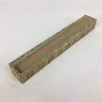 Chinese Wood Folding Scented Hand Fan Vtg Sensu Sandal Wood Carving Brown 4D505