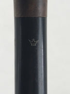 Classic Tobacco Pipe Lucky Best Old Briar Vtg Wooden Smoking Pipe Brown Black JK