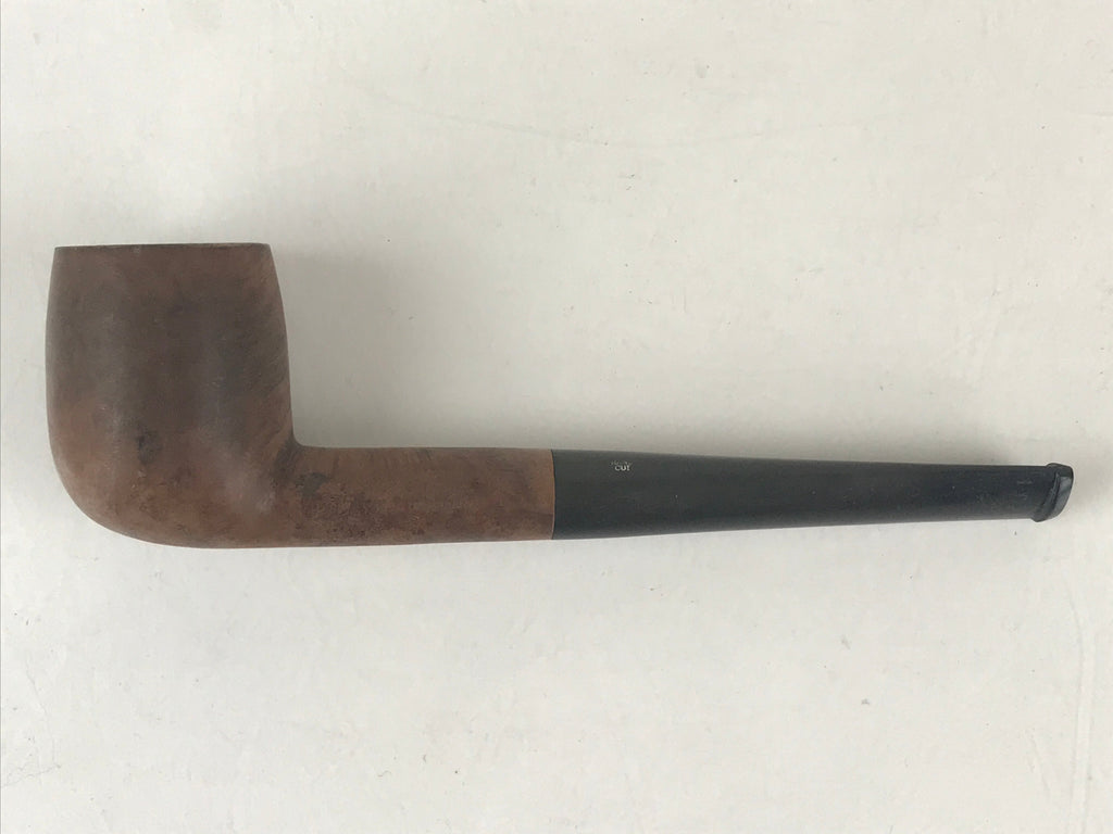 Classic Tobacco Pipe Lucky Best Old Briar Vtg Wooden Smoking Pipe Brown Black JK