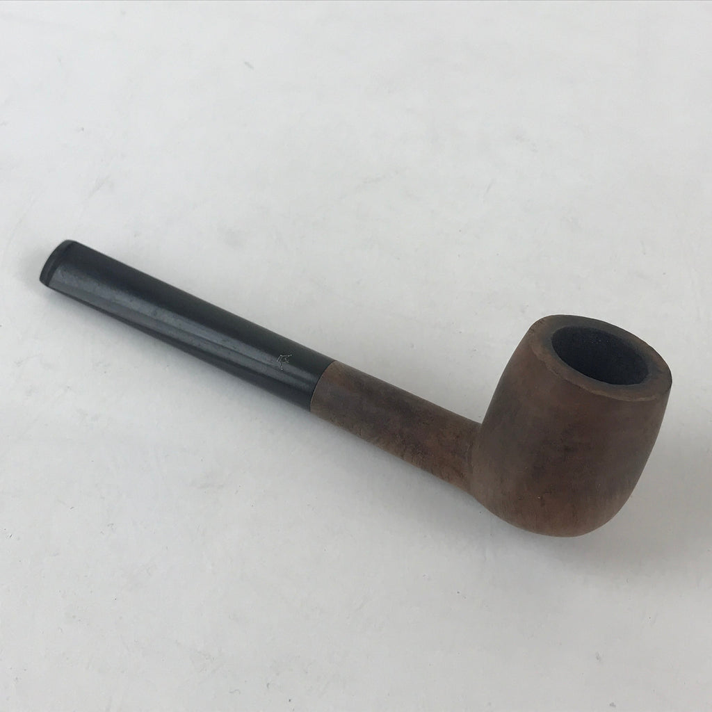 Classic Tobacco Pipe Lucky Best Old Briar Vtg Wooden Smoking Pipe Brown Black JK