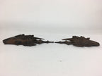 Indonesia Wood Carving Decoration Vtg Bali Island Folk Craft Face Dark Brown BD7