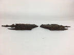 Indonesia Wood Carving Decoration Vtg Bali Island Folk Craft Face Dark Brown BD7