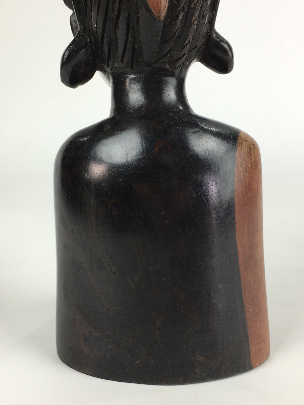 Indonesia Wood Carving Statue Vtg Bali Island Folk Craft Woman BD811