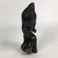 Indonesia Wood Carving Statue Vtg Bali Island Folk Craft Woman BD811