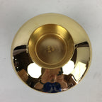 Japanese 24K GP Gold Plated Drinking Sake Cup Vtg Emperor Metal Sakazuki PX608
