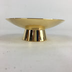 Japanese 24K GP Gold Plated Drinking Sake Cup Vtg Emperor Metal Sakazuki PX608